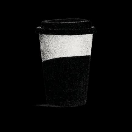 Takeaway coffee cup illustration